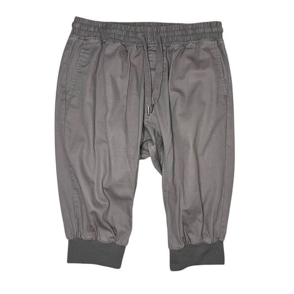 Waimea Men’s Large Cropped Jogger Pants Gray Casual Activewear - Picture 1 of 6